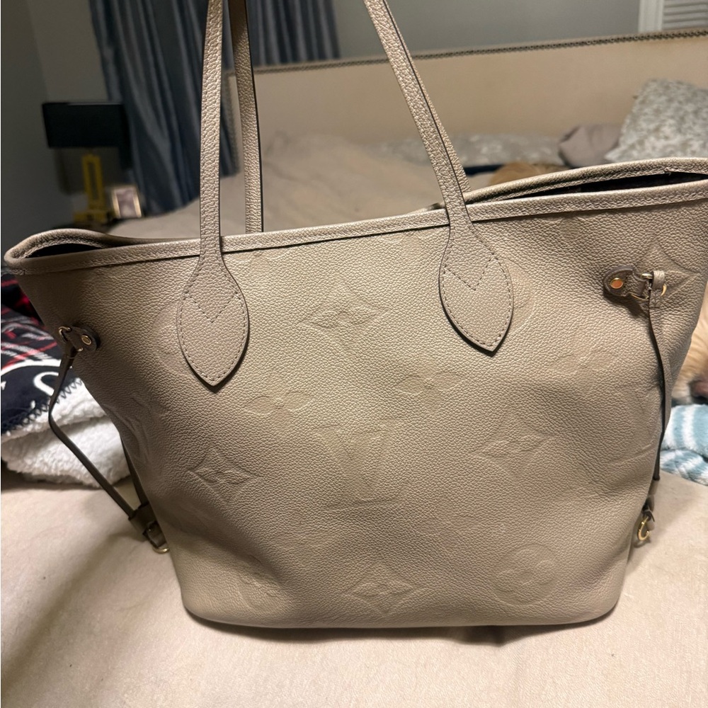 Louis Vuitton Taupe Monogram Tote